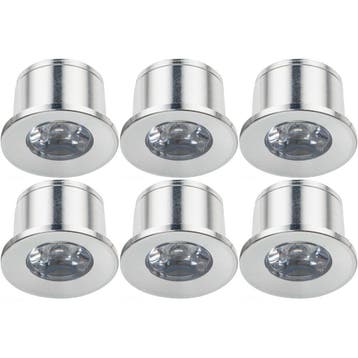 Voordeelpak LED Veranda Spot Verlichting 6 Pack - Velvalux -, Ophalen of Verzenden, Nieuw, Overige fittingen, Plafondspot of Wandspot