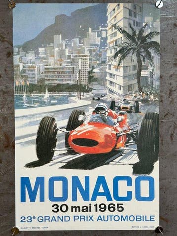 Michael Turner - Grand Prix d’Europe Monaco 1965 | Editions