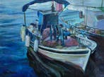 Noé Caron (1942) - NO RESERVE - Bleu profond