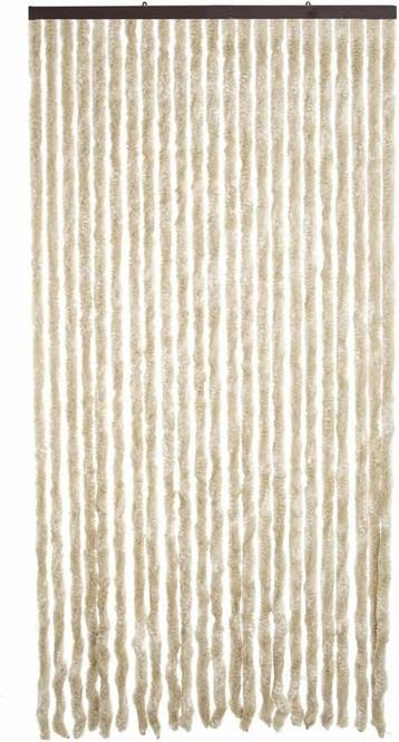 Deurgordijn 100x220cm Beige | Laatste Stuk! | Insecten, Kunststof, 80 tot 100 cm, 215 cm of meer, Hordeur
