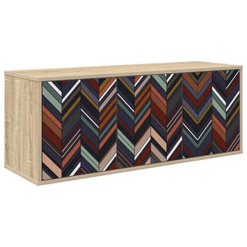 vidaXL Wandgemonteerd tv-meubel OMMEN 102 x 33 x 40 cm, Minder dan 50 cm, Verzenden, Nieuw, Minder dan 100 cm
