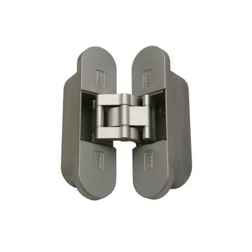 Onzichtbaar scharnier 3D verstelbaar 111x29 mm – nikkel, Verzenden, Nieuw