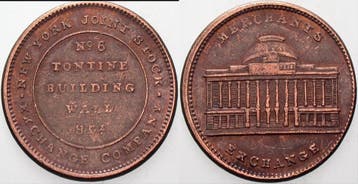 Token ohne Jahr Vereinigte Staaten von Amerika Merchants..., Postzegels en Munten, Verzenden