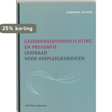 Gezondheidsvoorlichting en preventie - Barbara Sassen, Verzenden, Gelezen, Barbara Sassen