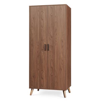Kledingkast Norg met 2 deuren en 1 opbergvak 191x80x52 cm wa, Verzenden, Nieuw