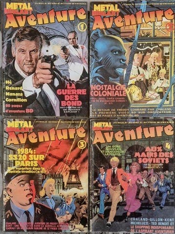 Métal Aventure N°1 au N°10 - Collection complète - 10, Nieuw