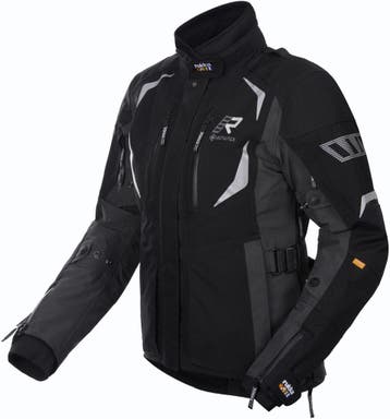 Rukka VentuRina Zwart Grijs Waterdichte Dames Textiele, Motoren, Kleding | Motorkleding, Nieuw met kaartje, Jas | textiel, Verzenden