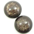 10 x Polaris Cabochon 7mm Jais Cofee (Cabochons en camée), Ophalen of Verzenden, Nieuw, Overige typen