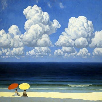 Le Yack - Two Umbrellas