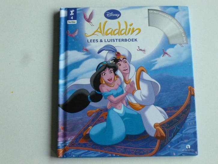 Aladdin - Disney (Lees & Luister CD), Cd's en Dvd's, Cd's | Kinderen en Jeugd, Zo goed als nieuw, Ophalen of Verzenden