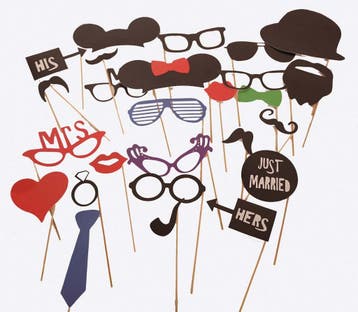 Photo Booth Props Set Feestje (30st), Ophalen of Verzenden, Nieuw