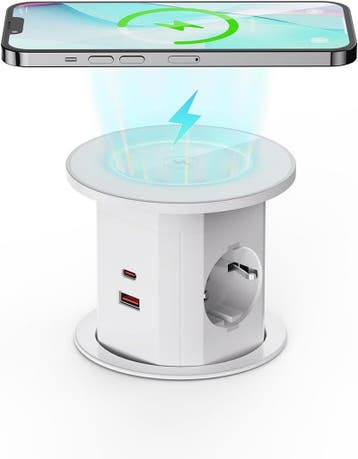 Inbouw stopcontact 7-in-1 | Retourdeal 34% Korting, Ophalen of Verzenden, Zo goed als nieuw, Stopcontact