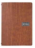 Leder Serie Ruga Bonded leather menukaart A4, Verzenden, Nieuw in verpakking