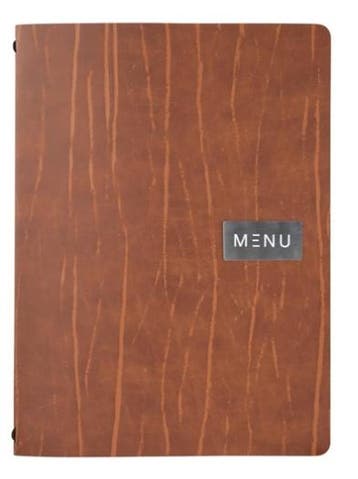 Leder Serie Ruga Bonded leather menukaart A4, Verzenden, Nieuw in verpakking