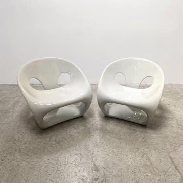 Kundalini - Giorgio Gurioli - Fauteuil (2) - Hara -, Antiek en Kunst, Antiek | Meubels | Stoelen en Banken