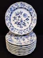 Meissen - Bord (8) - Ø 21,7 cm 8er Set antike