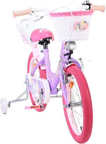 Volare Unicorn Kinderfiets - Meisjes - 16 inch - Paars, Verzenden, Nieuw