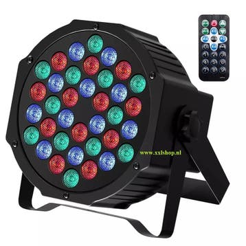 Par led discolamp disco lamp RGB verlichting DMX 36W + Afst., Muziek en Instrumenten, Licht en Laser, Verzenden, Nieuw
