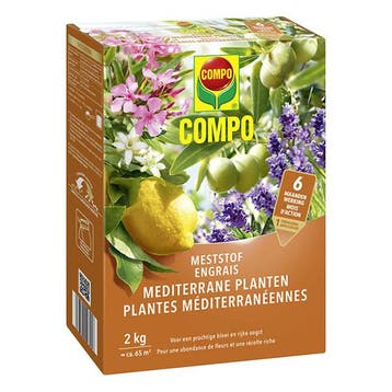 Mediterrane planten mest | Compo | 2 kg (65 m²), Tuin en Terras, Verzenden