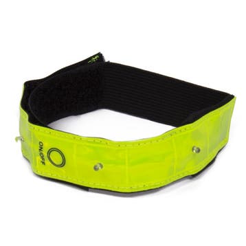 Benson Reflecterende armband met LED - Verstelbaar - Incl..., Sport en Fitness, Loopsport en Atletiek, Ophalen of Verzenden, Nieuw