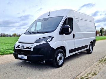 Fiat Ducato 2.2 MultiJet 140 S&S L2H2 3.5t, Stof, Gebruikt, Wit, Onderhoudsboekje