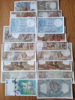 Frankrijk. - 18 Banknotes - Various Dates (Zonder