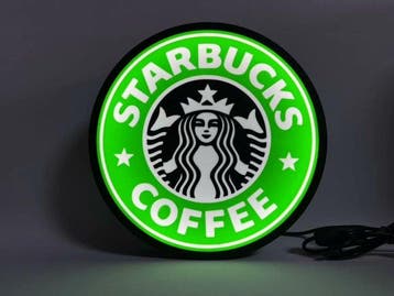 Starbucks illuminated sign - POS (reclameobject voor