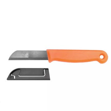 Solingen Schilmesje – RVS – Glad – 16 cm met Blade Cov, Ophalen of Verzenden, Nieuw, Rvs of Chroom