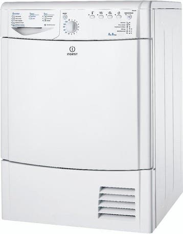 Indesit IDCA G35 - Condensdroger - 8 kg - 68 dB -, Ophalen of Verzenden, Zo goed als nieuw, Voorlader, 85 tot 90 cm