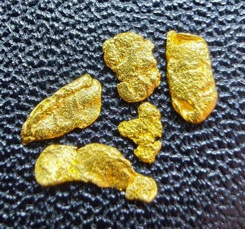 Goud Goud nugget- 0.3 g - (5)