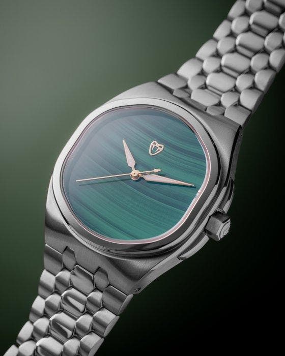 Naga Time Co. - Naga 39 Automatic Opera Malachite - N0109DA, Sieraden, Tassen en Uiterlijk, Horloges | Heren