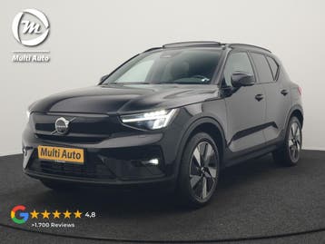 Zakelijke Lease |  Volvo XC40 Single Motor Extended Range Ul, Automaat, Stof, Gebruikt, Zwart