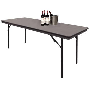 Inklapbare tafel zwart - 183cm, Verzenden, Nieuw in verpakking