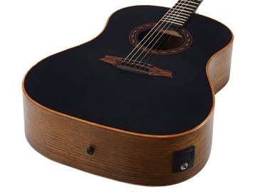 Bromo BAT9ME BK Round Shoulder | Music Department, Ophalen of Verzenden, Nieuw, Western- of Steelstringgitaar, Met (piezo-)element