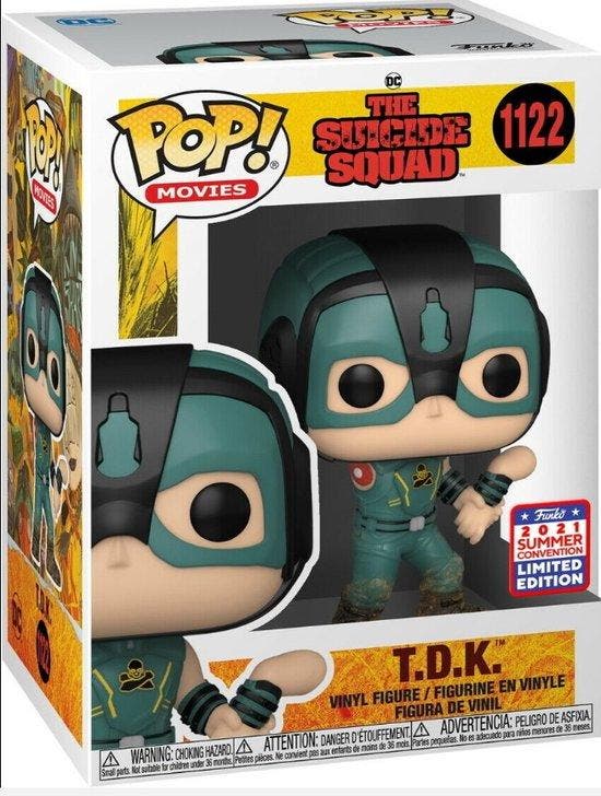 Funko Pop #1122 DC The Suicide Squad - T.D.K. 2021 Summer, Kinderen en Baby's, Speelgoed | Overig, Verzenden