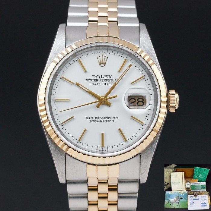 Rolex - Datejust - 16233 - Unisex - 1989, Sieraden, Tassen en Uiterlijk, Horloges | Heren