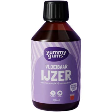Yummygums  Vloeibaar IJzer  250 ml, Verzenden, Nieuw