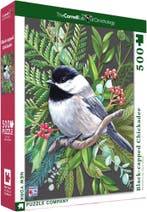 Black-capped Chickadee Puzzel (500 XXL stukjes) | New York, Hobby en Vrije tijd, Denksport en Puzzels, Verzenden, Nieuw