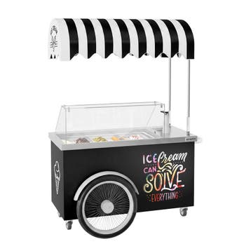 GGM Gastro | Ijswagen - 1570mm - voor 7x 5 liter ijsbak - |, Verzenden, Nieuw in verpakking