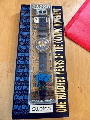Swatch Chrono I.O.C. - 100 Years of Olympic Movement, Nieuw