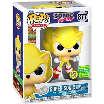 Funko Pop  Sonic  Super Sonic  877 Summer, Verzenden, Nieuw