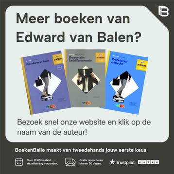 Elementaire bedrijfseconomie deel 1 9789006631579, Boeken, Schoolboeken, Verzenden, Gelezen, Edward van Balen