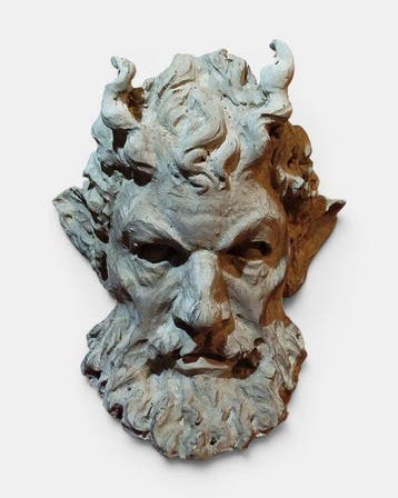 sculptuur, Fauno - 35 cm - Keramiek, Antiek en Kunst