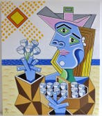 Vincenzo Amicone (1969), After Picasso - La venditrice di, Antiek en Kunst