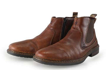 Rieker Enkellaarzen in maat 43 Bruin, Kleding | Heren, Schoenen, Bruin, Verzenden, Overige typen, Zo goed als nieuw