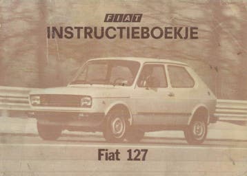 1977 Fiat 127 instructieboekje Handleiding Nederland, Auto diversen, Handleidingen en Instructieboekjes, Verzenden