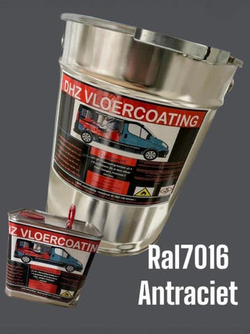 80m2/13,5kg 2K Epoxy Garage vloercoating Showroom Magazijn, Nieuw, Verf, Grijs, Verzenden