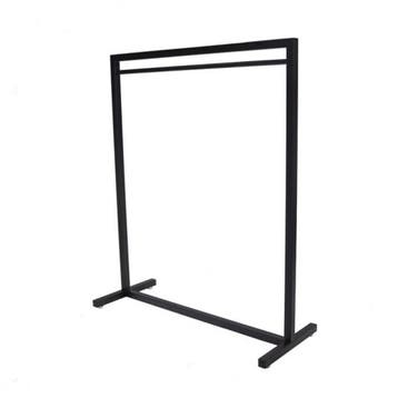 Solo Extreme - Extra Stevig Kledingrek Zwart - B125 x H150
