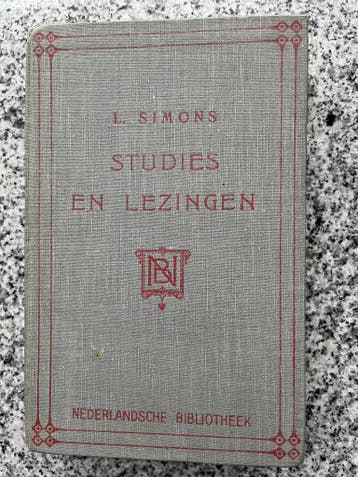 Studies en lezingen, Verzenden, Gelezen, Niet van toepassing, L. Simons