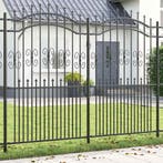 vidaXL Tuinhek KAMPEN Grijs, Verzenden, Nieuw, IJzer